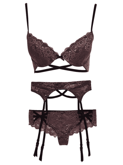 Plunge Cross Bustier - 图片 3