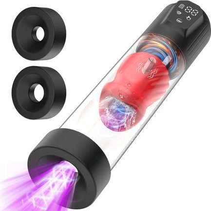 Alexander- 7 Vibrating & 5 Sucking Penis Pump Vacuum Suction Male Penis Extender - 图片 10