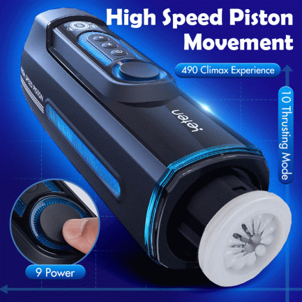 Acmejoy - Leten X9 IV Upgraded Piston Thrust Combination Heated Male Stroker with free Lubricant - 图片 11