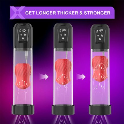 Alexander- 7 Vibrating & 5 Sucking Penis Pump Vacuum Suction Male Penis Extender - 图片 4