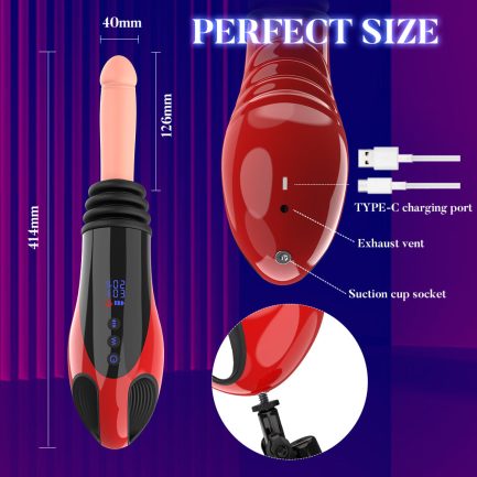 Acmejoy - 9 Thrusting Vibrating Heating Dildo Sex Machine - 图片 8