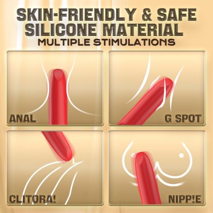 Acmejoy - 12 Vibrations Precision Clitoral Stimulation Bullet Vibrator - 图片 3