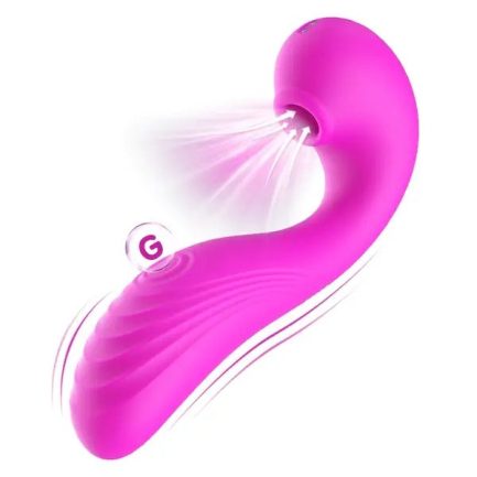 TRIPLE AROUSAL Clitoral Sucking 5 Licking 10 Vibrating G Spot Vibrator - 图片 7