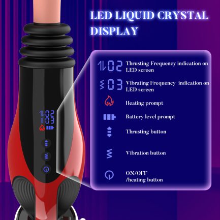 Acmejoy - 9 Thrusting Vibrating Heating Dildo Sex Machine - 图片 9