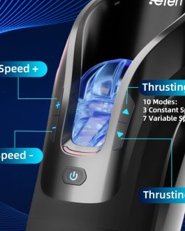 Acmejoy -Leten 3D Fleshy Telescopic Vibrating Automatic Male Masturbator Blowjob Stroker
