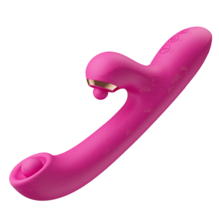 Acmejoy - G spot Vibrator with Dual-Ball Clit 7 Vibrating Tapping & 10 Rotating Stimulator - 图片 5