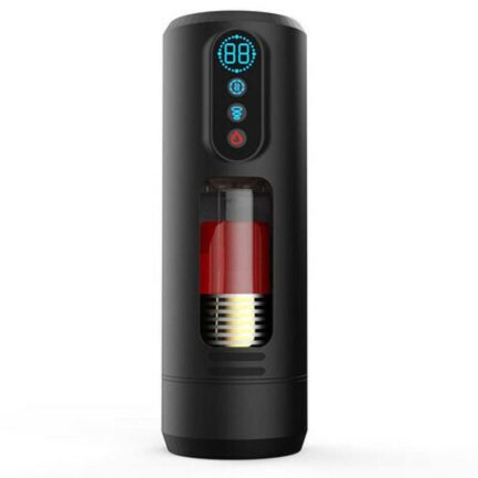 Acmejoy - 9 Telescopic Vibration Sucking Heated Aircraft Male Stroker - 图片 12