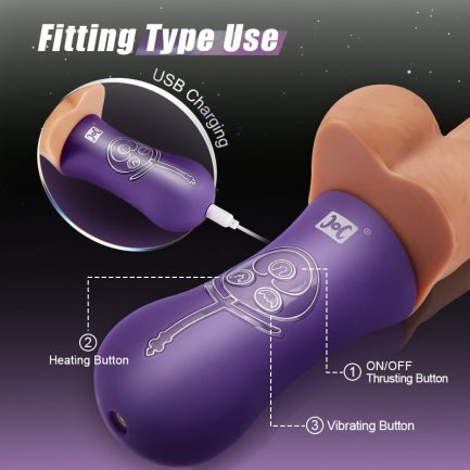 Allovers - Heating Swing Thrusting Dildo - 图片 6