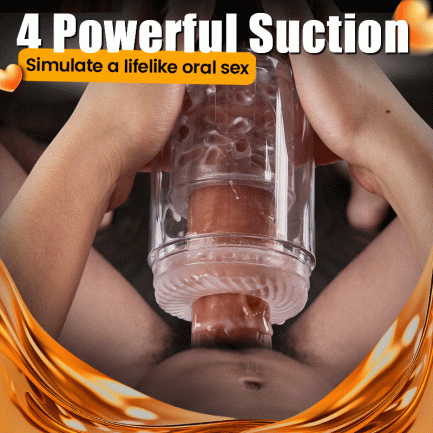 Aisia-4 Suction 5 Thrusting Rotating 3 in 1  Oral Sex Stroker - 图片 6