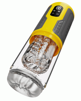 CREAMPIE – 5 IN 1 Licking Massage Thrust Rotation Vibrating Burst Stroker