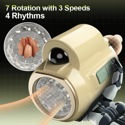 DiveEase - 7 Rotation Vibration Open Ended Stroker - 图片 7