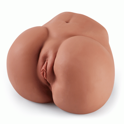 Catchy - Vibrating Big Ass Realistic Butt Masturbator Brown