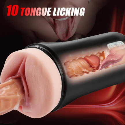 Acmejoy - James Classic 10 Tongue Licking 10 Vibrating Male Stroker - 图片 8