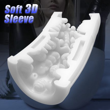 William - Through-Hole Vibrating Stroking Male Masturbation Cup - 图片 5