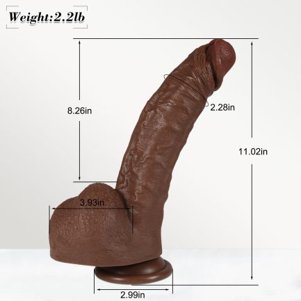 Buder-Manual Dildo Life-like Play Fun 11.02 Inches - 图片 6