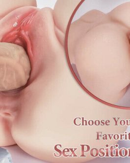 4.2lbs 3D Dual Channels Bubble Butt Masturbator