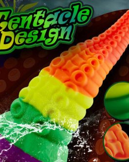 Orlagh 8.66 Inch Rainbow Dildo with Suction Cup