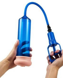 Acmejoy Blue Penis Enlargement Pump with Trigger Blue Chamber Tight Seal