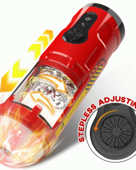 Acmejoy – Stepless Adjusting Thrusting Rotating Male Masturbator with Visible Channel