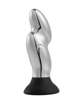 Acmejoy Aluminum 10 Vibrating Remote Control Anal Vibrator with Suction Base