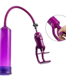 AcmeJoy – Purple Penis Enlargement Pump with Trigger Purple Chamber Tight Seal