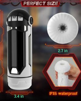 Acmejoy One-click Orgasm with 4 Thrusting & Heating Future Masturbator Cup