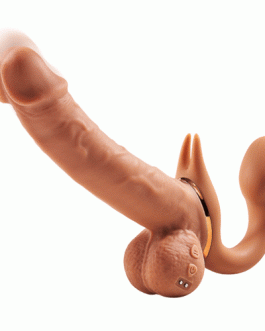 Acmejoy – Telescopic Clitoral Strap On Dildo