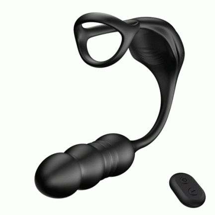 Acmejoy - 9 Thrusting & Vibrating Wearable Prostate Massager with Cock ring