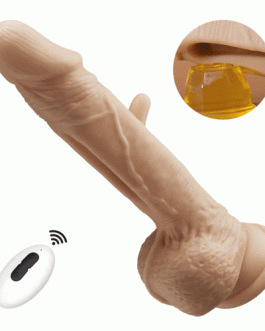 Acmejoy – Hollow Flapping Silicone Dildo Vibrator 8.38 IN