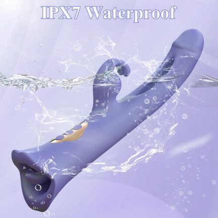 Acmejoy - Clit Nipple Anal Stimulation Rabbit Licking Vibrating Flapping 4 IN 1 Stimulator - 图片 6