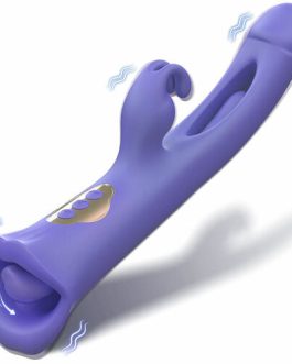 Acmejoy – Clit Nipple Anal Stimulation Rabbit Licking Vibrating Flapping 4 IN 1 Stimulator