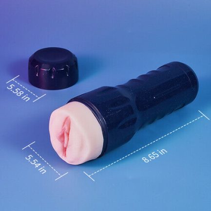 Acmejoy - Midnight Blue 7 Vibration Male Masturbator Sex Toys For Men - 图片 2