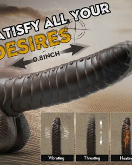 RATTLESNAKE Thrusting Heating Dildo