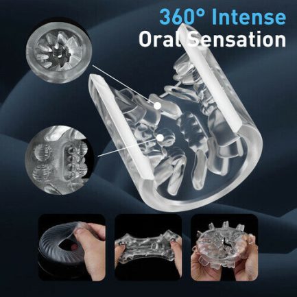 Acmejoy-Style Manual Thrusting & Squeezing Detachable Multifunctional Male Stroker - 图片 6