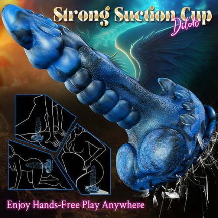 Acmejoy - 8 Thrusting Vibrating Swing Heating Huge Dildo with Suction Cup 9.5 Inch - 图片 5