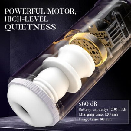 Acmejoy - Purple Driver 7 Thrusting Stable Belt Design Male Stroker Masturbator Adult Toy - 图片 2