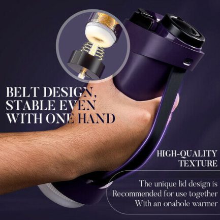 Acmejoy - Purple Driver 7 Thrusting Stable Belt Design Male Stroker Masturbator Adult Toy - 图片 4