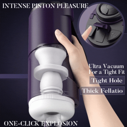 Acmejoy - Purple Driver 7 Thrusting Stable Belt Design Male Stroker Masturbator Adult Toy - 图片 10