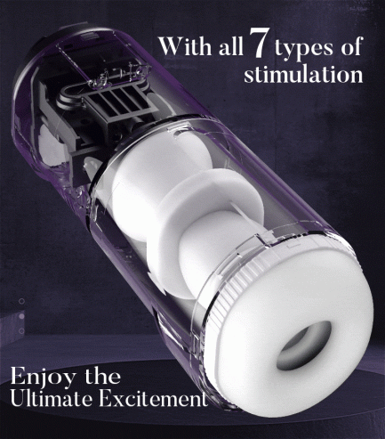 Acmejoy - Purple Driver 7 Thrusting Stable Belt Design Male Stroker Masturbator Adult Toy - 图片 11