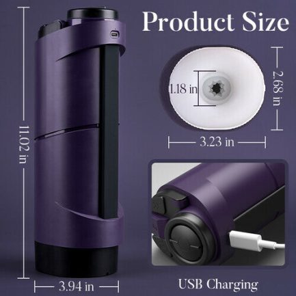 Acmejoy - Purple Driver 7 Thrusting Stable Belt Design Male Stroker Masturbator Adult Toy - 图片 5