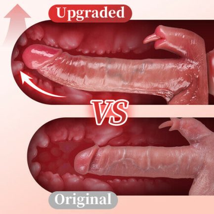 Acmejoy - UPGRADED 10.43 In Longer Licking Heating Thrusting Swinging Lifelike Dildo - 图片 3