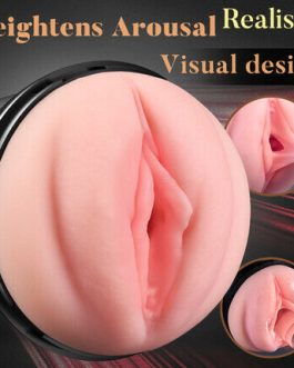 Pressure Palm – 10 Vibrations Realistic Labia Vaginal Pressure IPX7 Waterproof Electric Masturbator Stroker