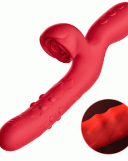 Acmejoy – 7 Thrusting Wiggling Rose Clit Stimulator G-spot Vibrator