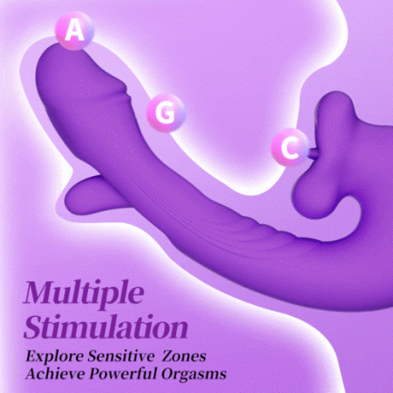 Acmejoy - Upgraded Mouth-Shaped 3 In 1 Flapping & Biting & Toungue Licking G-spot Vibrator - 图片 6