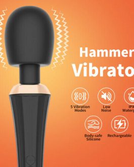 Acmejoy – 5 Frequency 3 Speed Full Body Massage Wand Vibrators