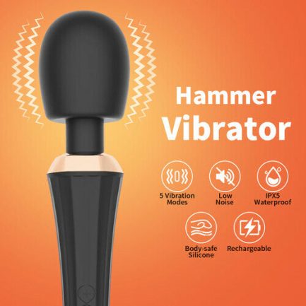 Acmejoy - 5 Frequency 3 Speed Full Body Massage Wand Vibrators - 图片 2