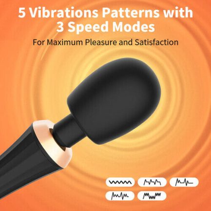 Acmejoy - 5 Frequency 3 Speed Full Body Massage Wand Vibrators - 图片 3