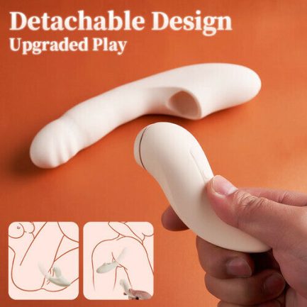 Acmejoy - 4 IN 1 APP Control Thrusting Sucking Heating G-spot Vibrators Detachable Stimulator - 图片 4