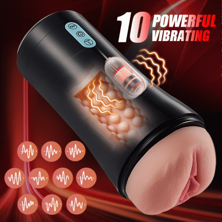 Acmejoy - James Classic 10 Tongue Licking 10 Vibrating Male Stroker - 图片 7