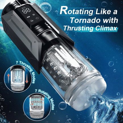 King -100% Waterproof 4 IN 1 Automatic Masturbation Cup for Men - 图片 9